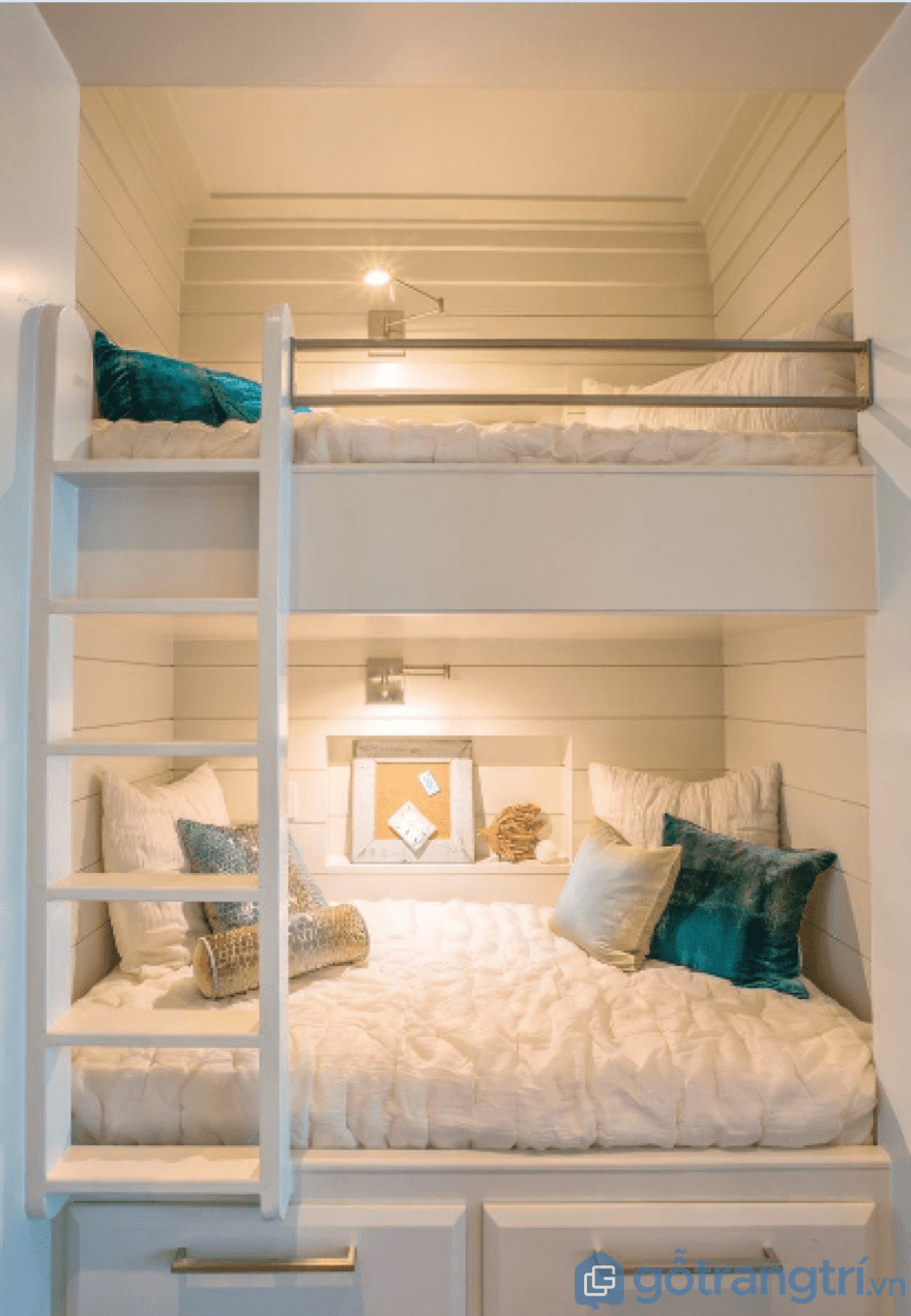 Bộ giường tầng đẹp luôn mang đến không gian sống tiện nghi cho mọi người - Ảnh: Internet