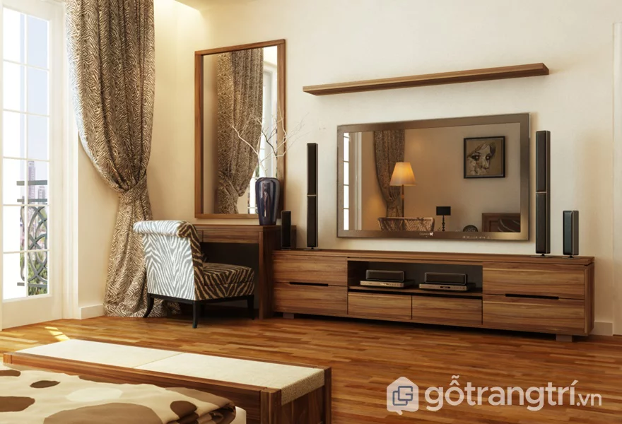Ứng dụng tấm Laminate vân gỗ óc chó - ảnh internet